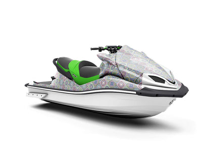 Thistle and Weed Mosaic Jet Ski Vinyl Customized Wrap