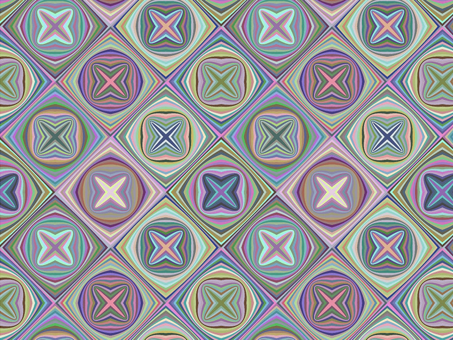 Thistle and Weed Mosaic Vinyl Wrap Pattern~Rwraps Series 914 Digitally Printed Vinyl Wrap~0