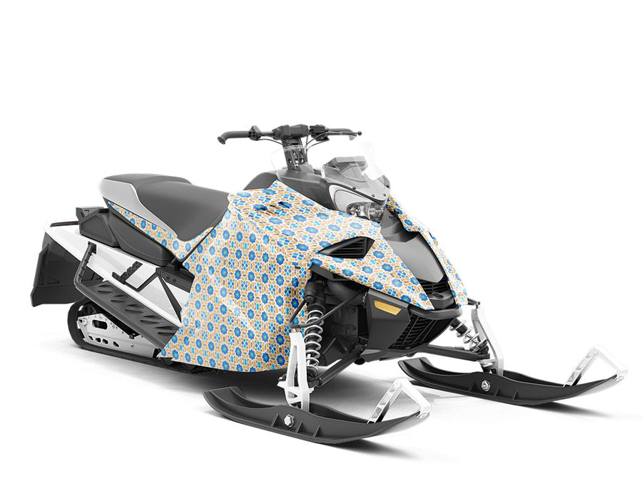 Thistle Tile Custom Wrapped Snowmobile