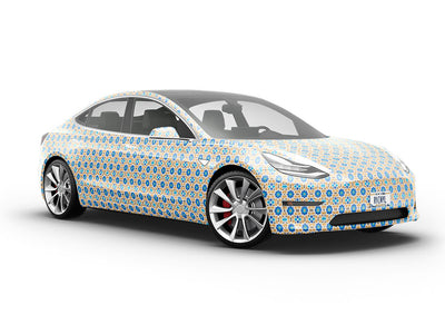 Thistle Tile Vehicle Vinyl Wrap