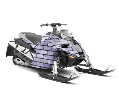 Thistle Purple Brick Custom Wrapped Snowmobile