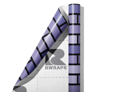 Thistle Purple Brick Wrap Film Sheets~Rwraps Series 914 Thistle Purple Brick Scrolled Sheet~4