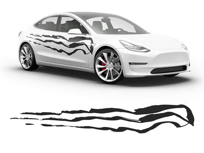 3M Matte Black Threat Body Graphic~Full Side Auto Decal Kit~0