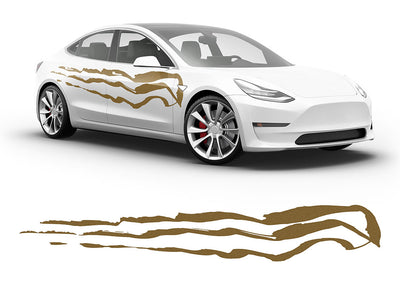 3M Gold Threat Body Graphic~Full Side Auto Decal Kit~0