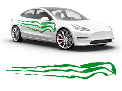3M Bright Green Threat Body Graphic~Full Side Auto Decal Kit~0