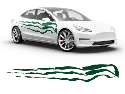 3M Dark Green Threat Body Graphic~Full Side Auto Decal Kit~0