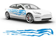 3M Light Blue Threat Body Graphic~Full Side Auto Decal Kit~0