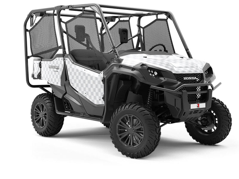 Three Dimensional Optical Illusion Utility Vehicle Vinyl Wrap