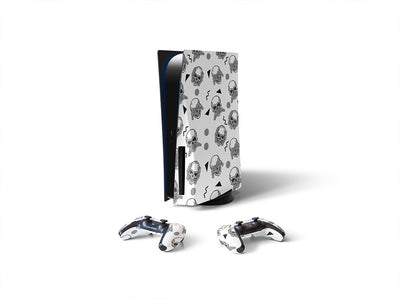 three monkeys skull and bones Sony PS5 DIY Skin