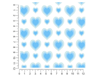 three sizes heart 1ft x 1ft Craft Sheets