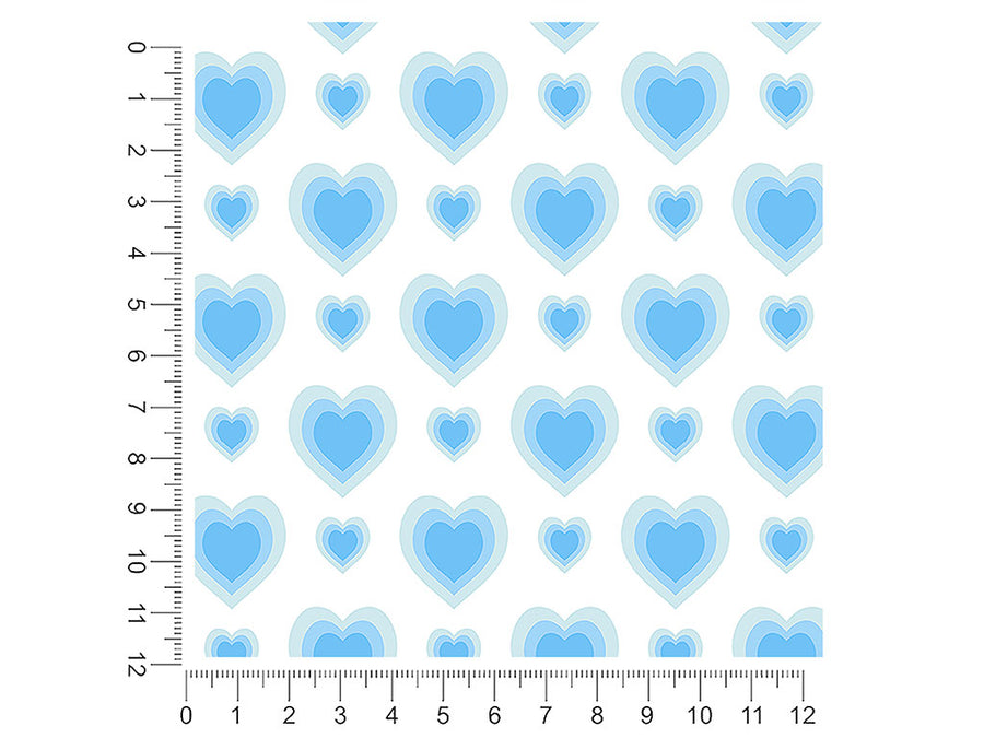 three sizes heart 1ft x 1ft Craft Sheets