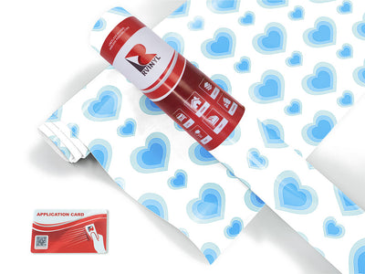three sizes heart Craft Vinyl Roll
