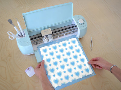 three sizes heart Cricut Compatible Vinyl