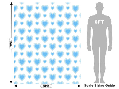 Three Sizes Heart Vehicle Wrap Scale~Rwraps Series 914 Three Sizes Heart Measurements~1