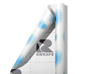 Three Sizes Heart Wrap Film Sheets~Rwraps Series 914 Three Sizes Heart Scrolled Sheet~3