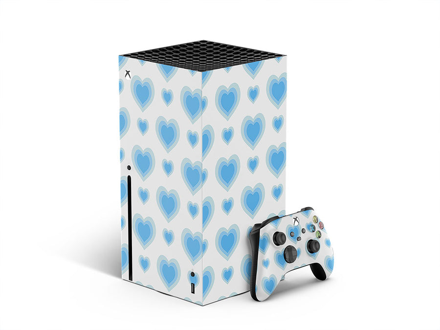 three sizes heart XBOX DIY Decal