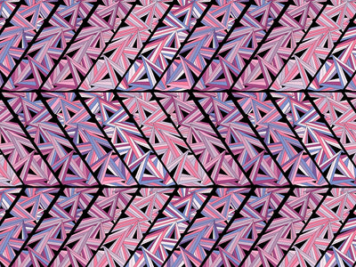 Thulian Rhomboids Mosaic Vinyl Wrap Pattern~Rwraps Series 914 Digitally Printed Vinyl Wrap~0