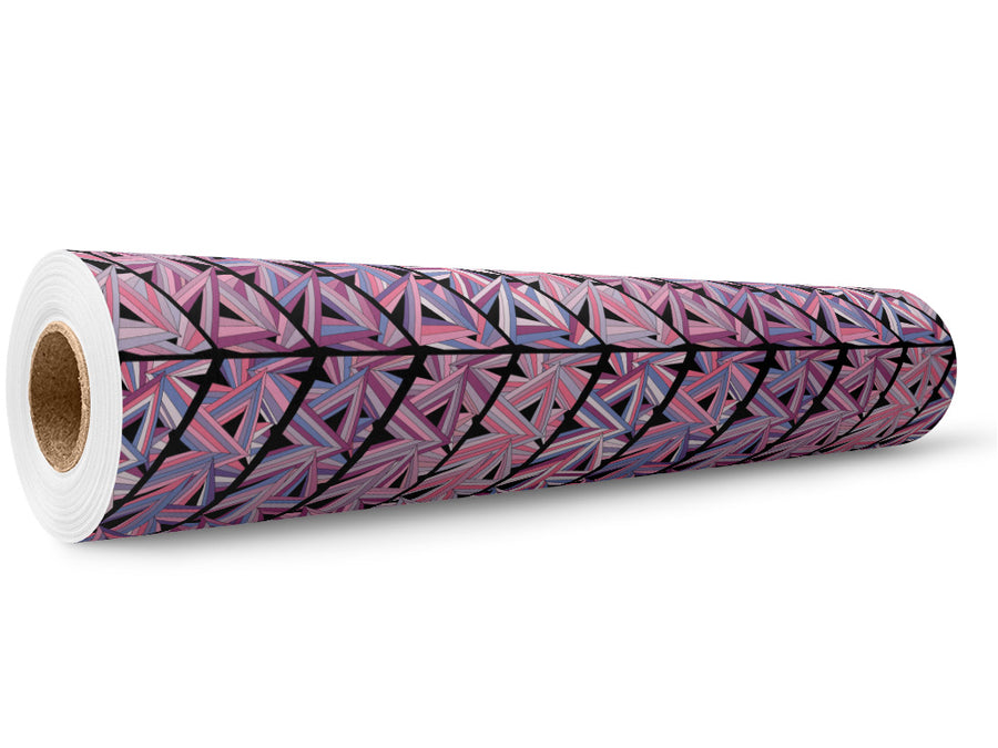 Thulian Rhomboids Mosaic Wrap Film Wholesale Roll~Rwraps Series 914 Digitally Printed Vinyl Roll~5