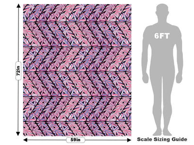 Thulian Rhomboids Mosaic Vehicle Wrap Scale~Rwraps Series 914 Thulian Rhomboids Mosaic Measurements~1