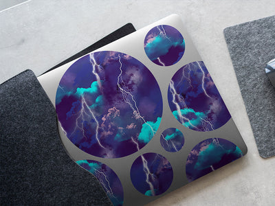 thunderous echoes sky DIY Laptop Stickers