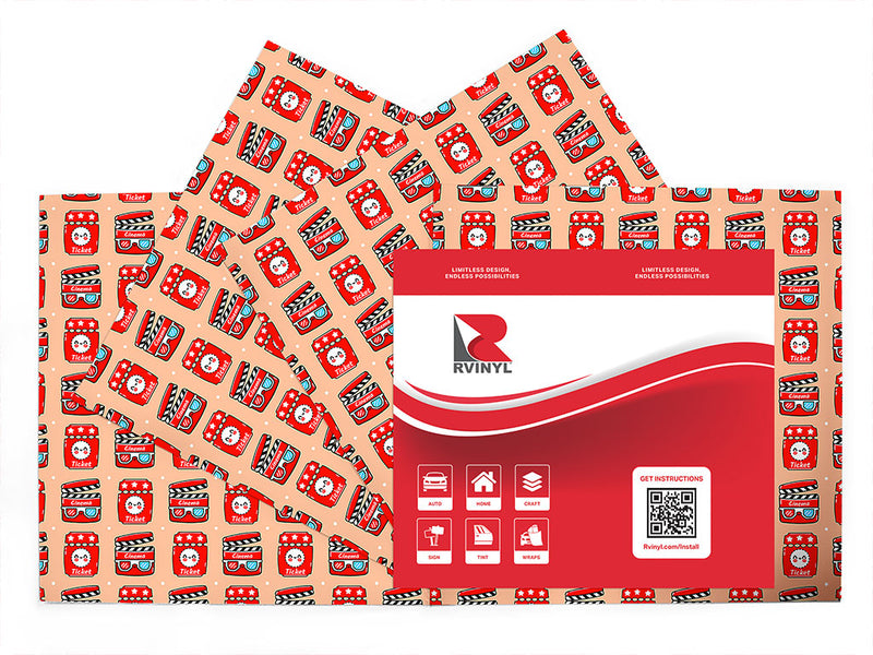 tickets please movie Craft Vinyl Sheet Pack