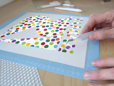 tickle me polka dot Easy Weed Craft Vinyl