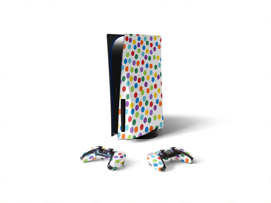tickle me polka dot Sony PS5 DIY Skin