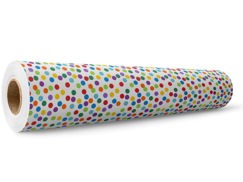 Tickle Me Polka Dot Wrap Film Wholesale Roll~Rwraps Series 914 Digitally Printed Vinyl Roll~5