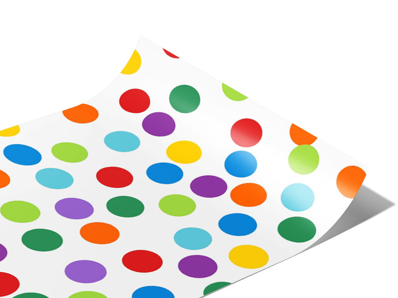 Tickle Me Polka Dot Vinyl Wraps~Rwraps Series 914 Digitally Printed Vinyl Wrap~0