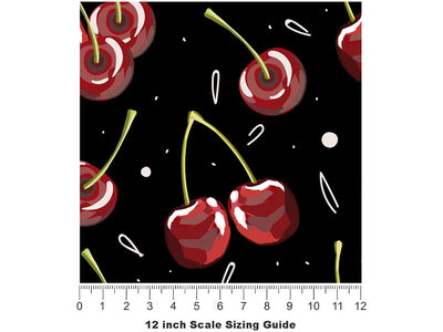 Tie the Knot Fruit Vinyl Film Pattern Size 12 inch Scale~Rwraps Tie the Knot Fruit Sizing Chart~2