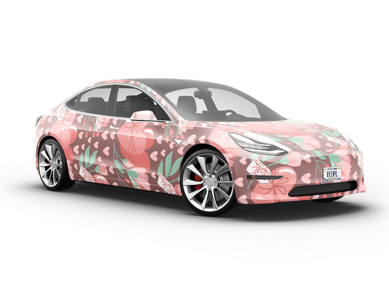 Tied Together Heart Vehicle Vinyl Wrap