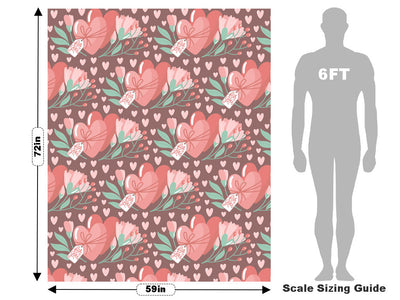 Tied Together Heart Vehicle Wrap Scale~Rwraps Series 914 Tied Together Heart Measurements~1