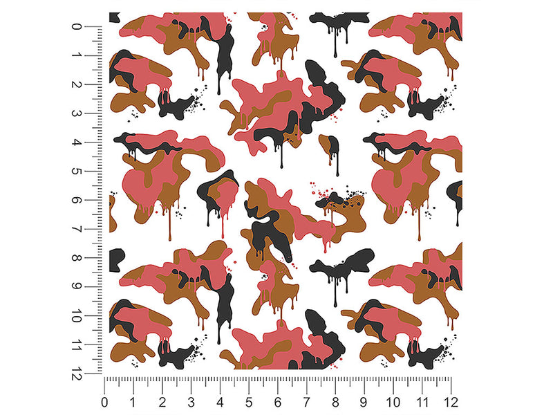 tiger graffiti camouflage 1ft x 1ft Craft Sheets