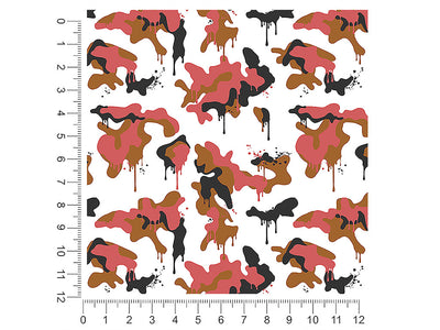 tiger graffiti camouflage 1ft x 1ft Craft Sheets