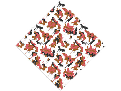 Tiger Graffiti Camouflage Vinyl Wrap Pattern