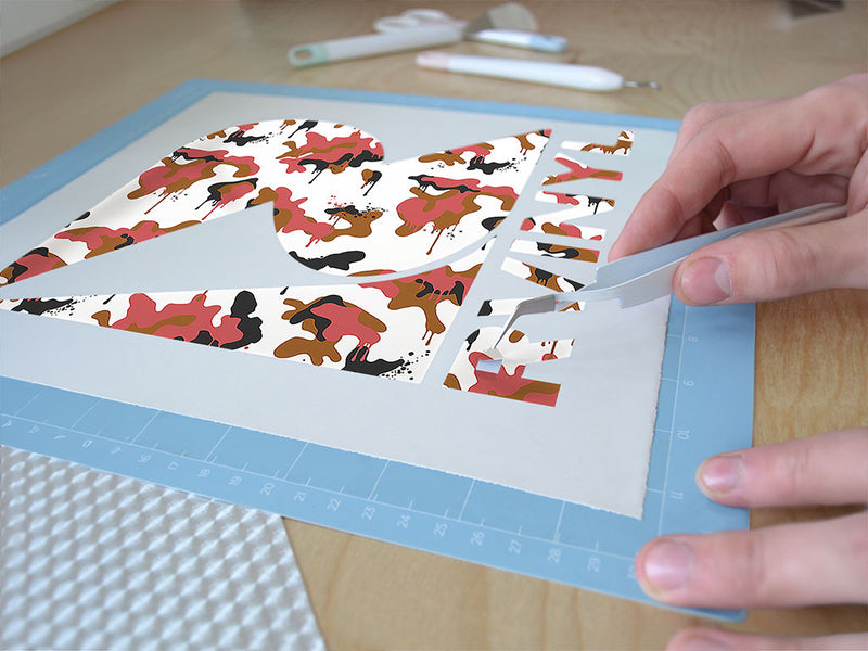 tiger graffiti camouflage Easy Weed Craft Vinyl