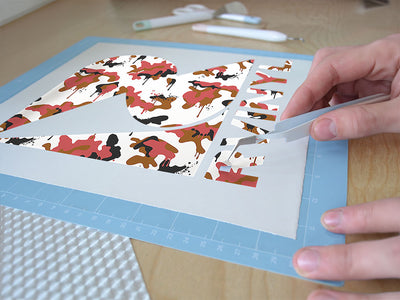 tiger graffiti camouflage Easy Weed Craft Vinyl