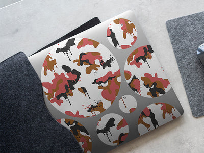 tiger graffiti camouflage DIY Laptop Stickers