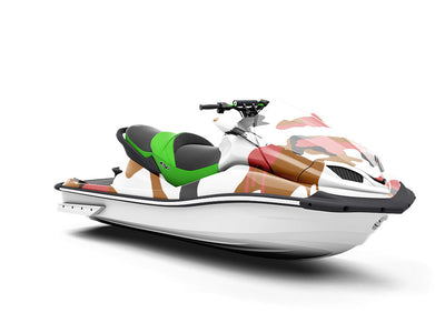 Tiger Graffiti Camouflage Jet Ski Vinyl Customized Wrap