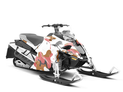 Tiger Graffiti Camouflage Custom Wrapped Snowmobile