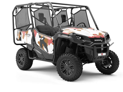 Tiger Graffiti Camouflage Utility Vehicle Vinyl Wrap