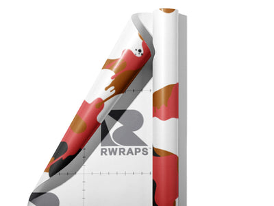 Tiger Graffiti Camouflage Wrap Film Sheets~Rwraps Series 914 Tiger Graffiti Camouflage Scrolled Sheet~3