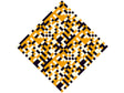Tiger Stripe Pixel Vinyl Wrap Pattern