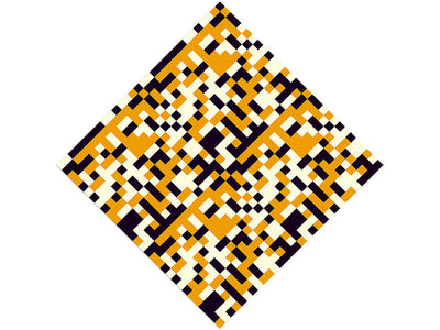 Tiger Stripe Pixel Vinyl Wrap Pattern