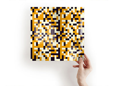 tiger stripe pixel Craft Sheets