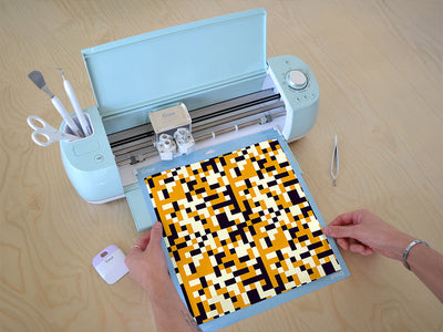 tiger stripe pixel Cricut Compatible Vinyl
