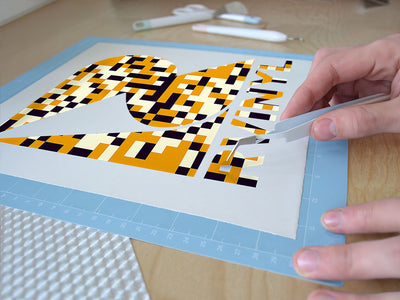 tiger stripe pixel Easy Weed Craft Vinyl