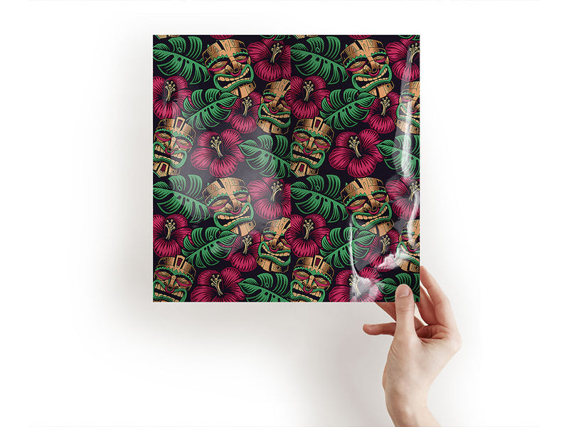 tiki time floral Craft Sheets