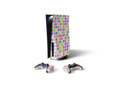 tile potpourri mosaic Sony PS5 DIY Skin