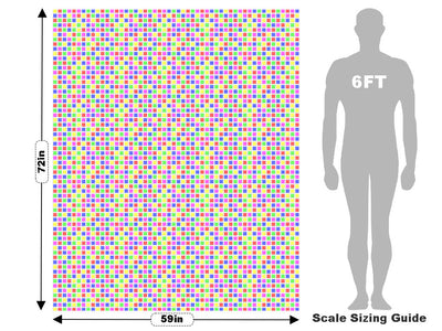 Tile Potpourri Mosaic Vehicle Wrap Scale~Rwraps Series 914 Tile Potpourri Mosaic Measurements~1
